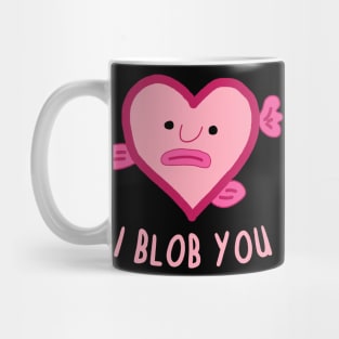 Blobfish love valentines day couple design gift Mug